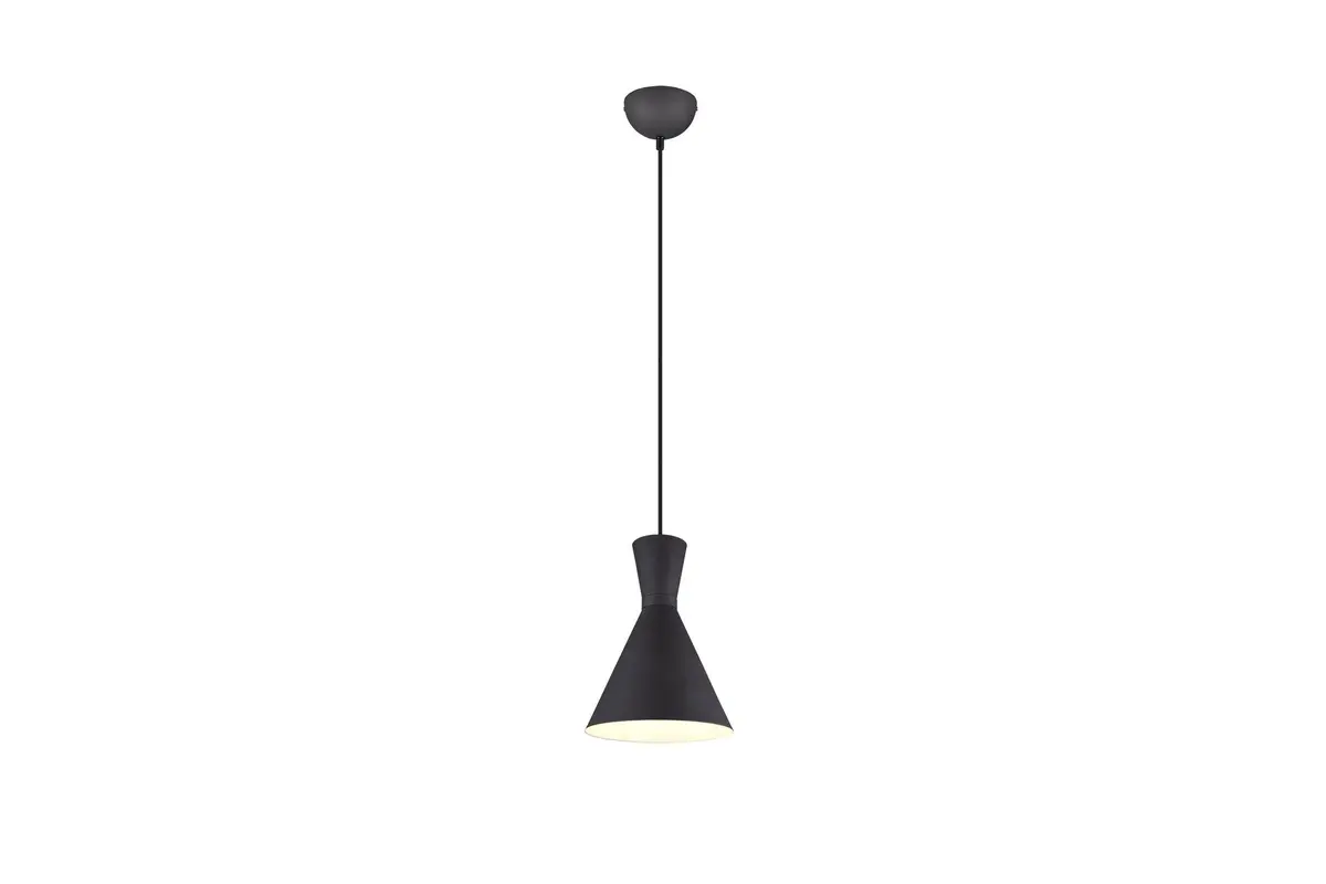 Trio Lighting Enzo taklampe E27 matt sort