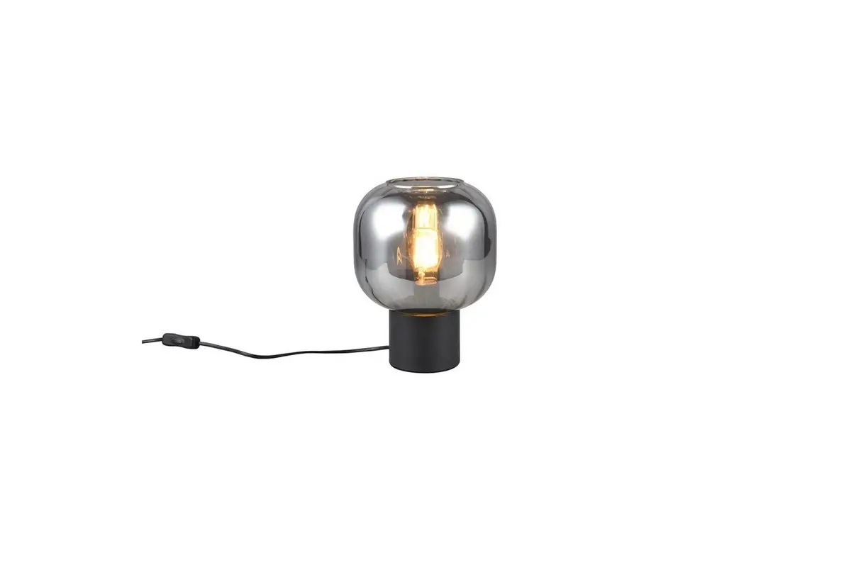 Bordlampe TRIO Diva Matt svart/krom