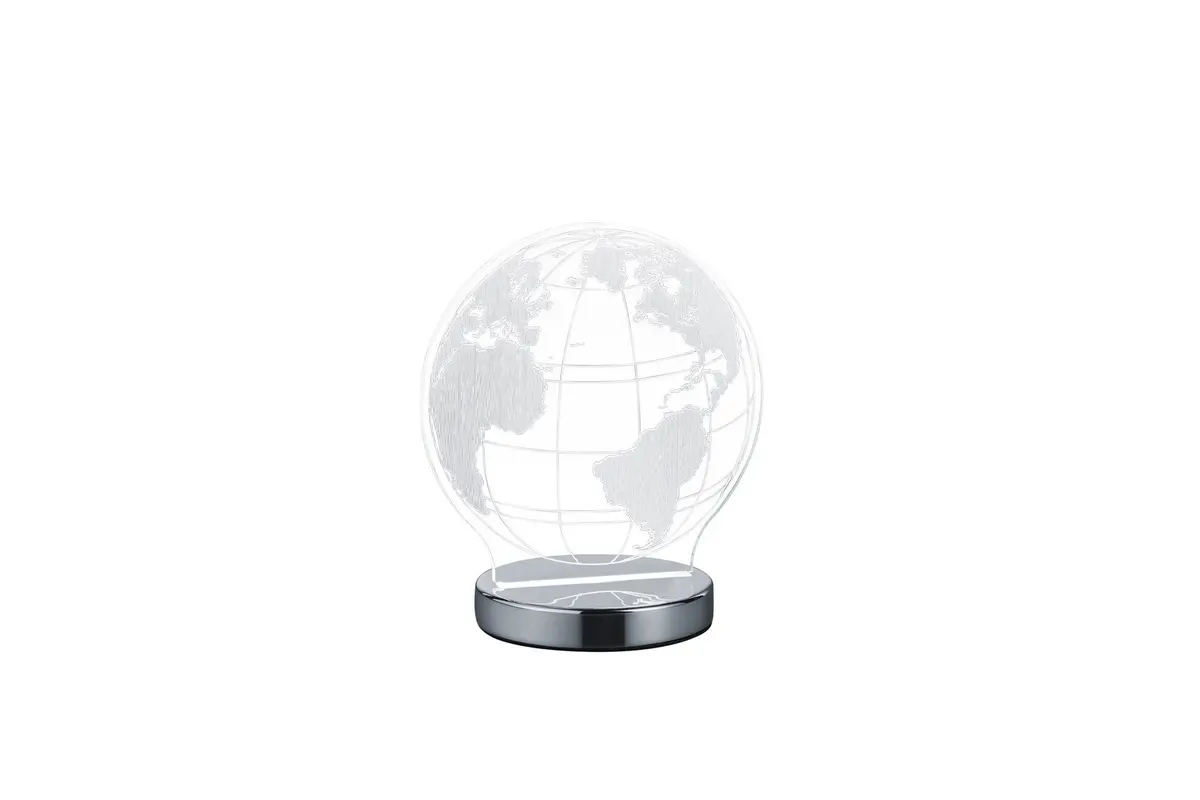 Globe Bordlampe LED-krom