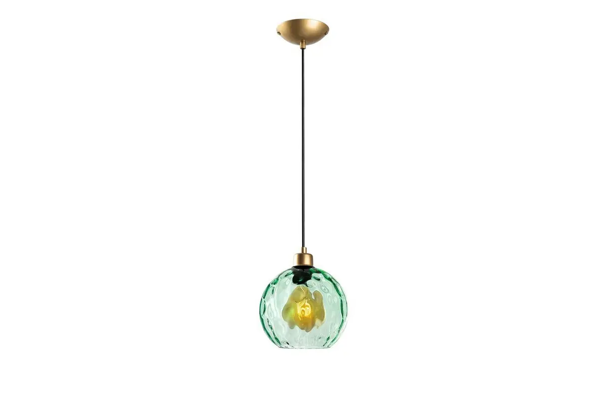 Taklampe Mayur Grønn / Gull