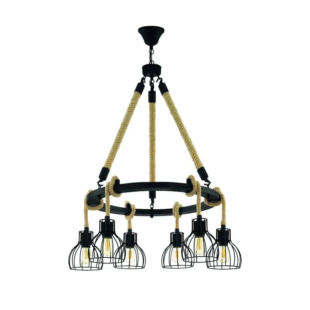Taklampe Rampside Rund med 6 Lamper