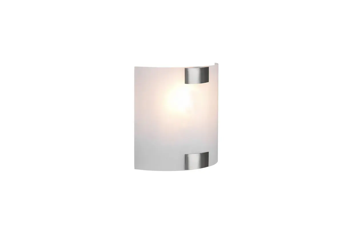 Pura Vegglampe 20 cm Børstet Stål