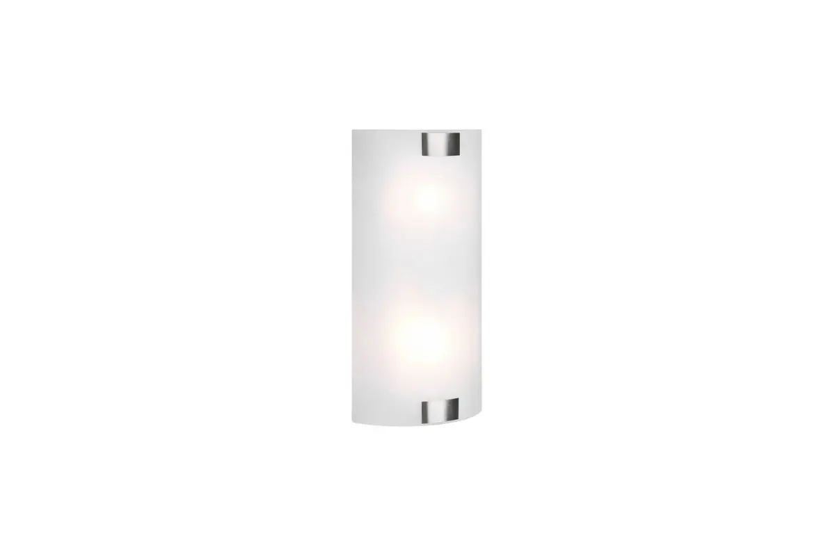 Pura Vegglampe 40 cm Børstet Stål
