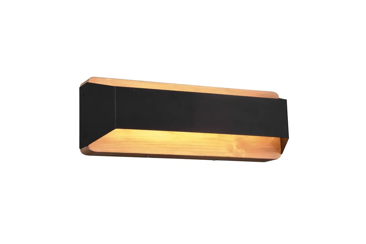 Trio Lighting Arino LED vegglampe 35 cm matt svart