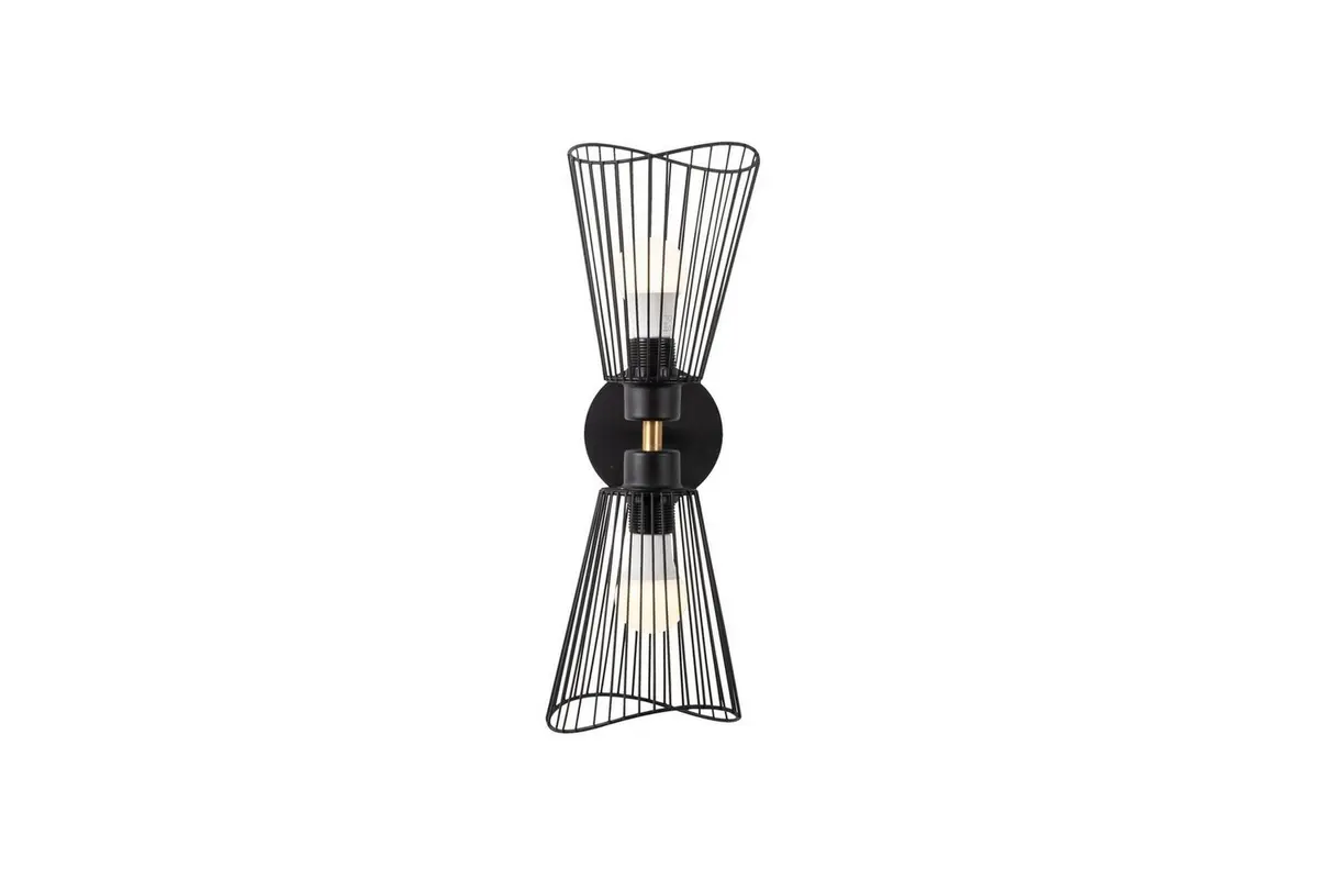 Vegg lampe Novin Svart