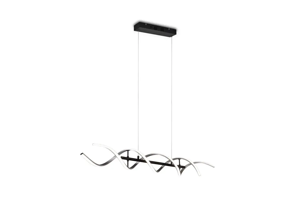 Sequence LED-Pendellampe Børstet Aluminium/Matt Svart