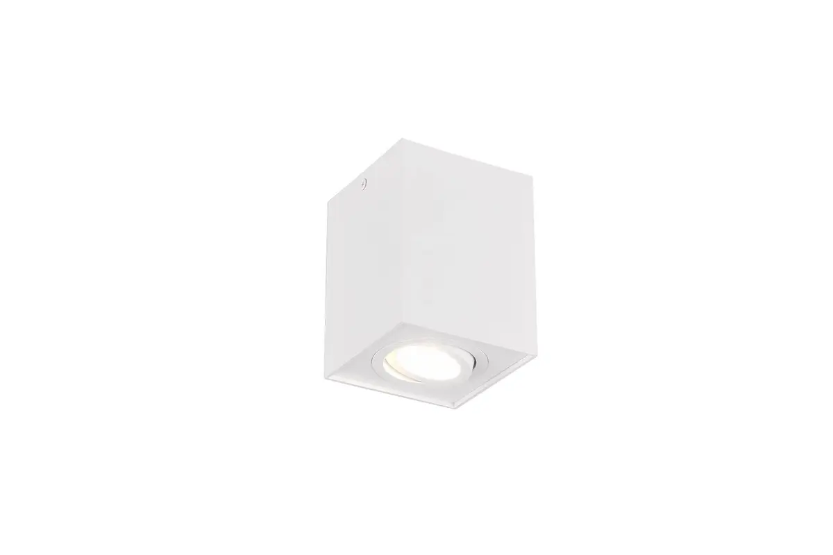 Trio Lighting Biscuit plafond GU10 matt hvit