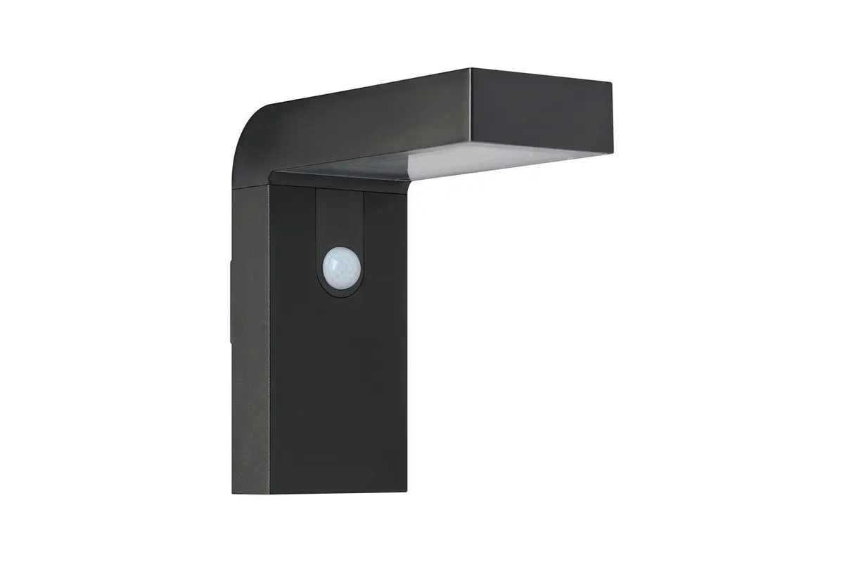 Vegglampe utendørsbelysning Eglo Baracconi med sensor