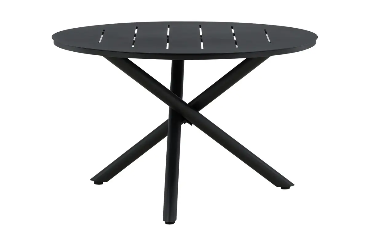 Alma Spisebord Rundt 120 cm Svart