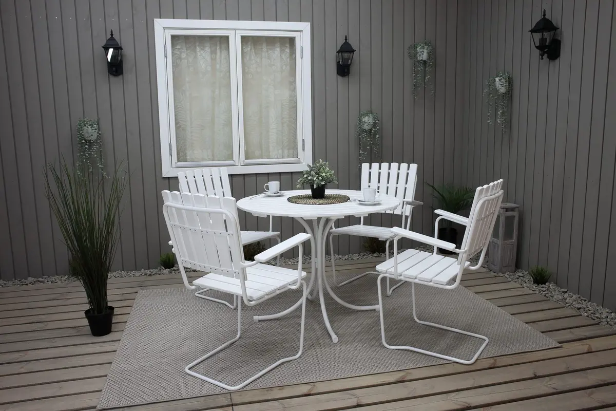 Vaxholm Karmstol Hvit