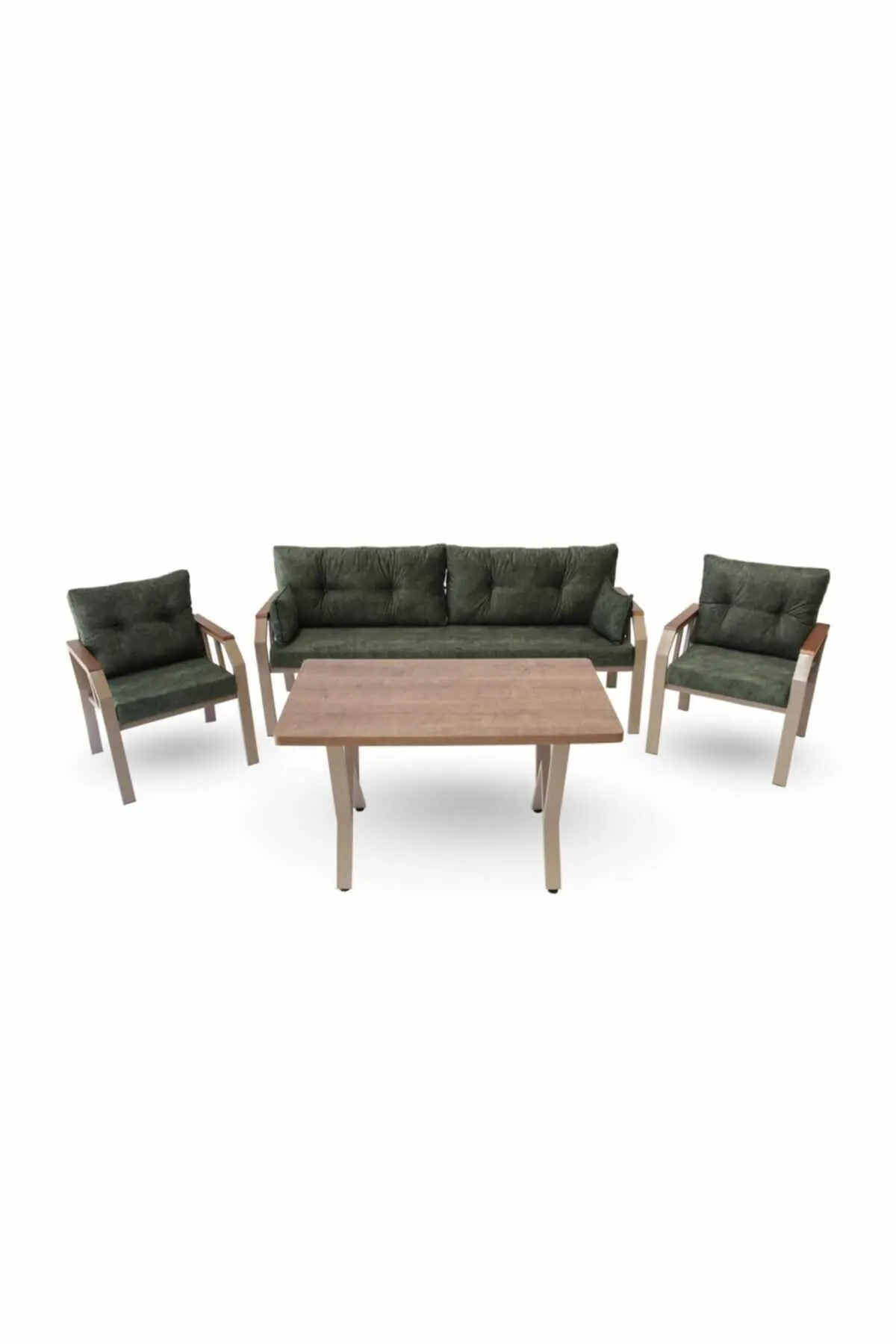 Garden Lounge Set Atelier Del Sofa Grønn