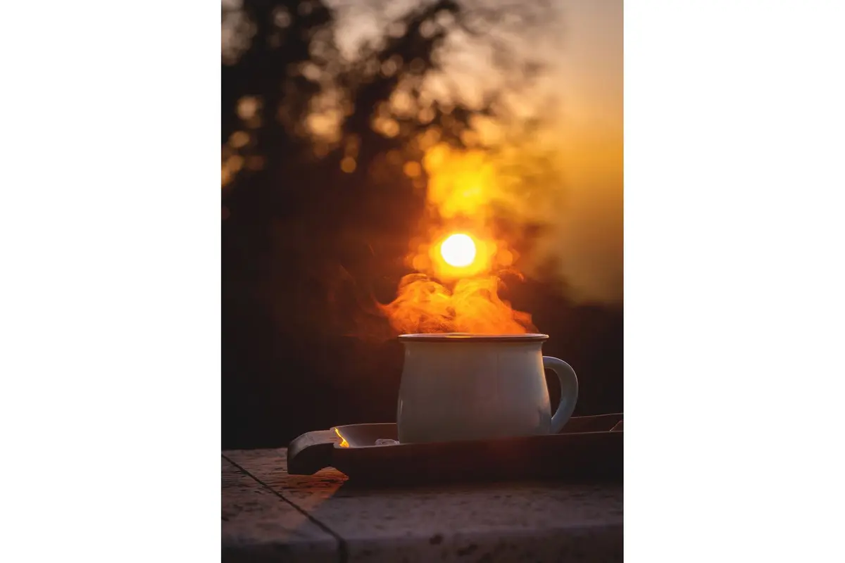 Poster Morning coffee 50x70 cm