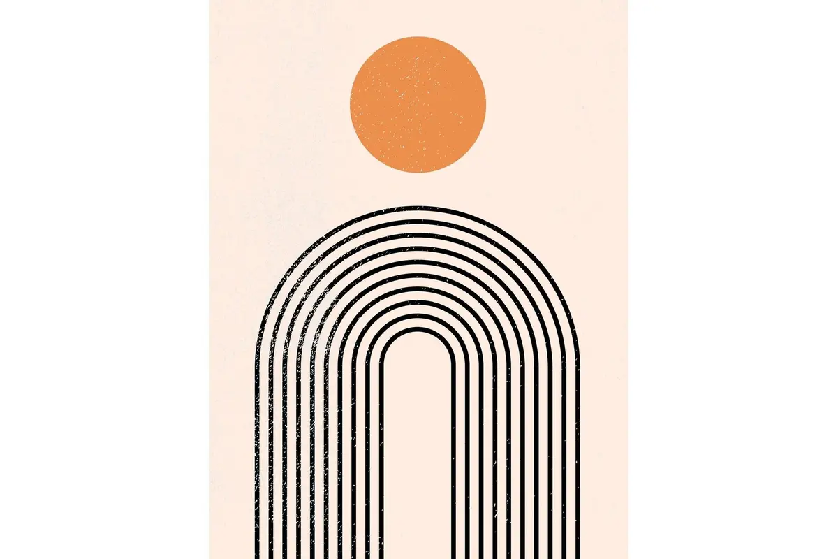 Poster Tempel 50x70 cm