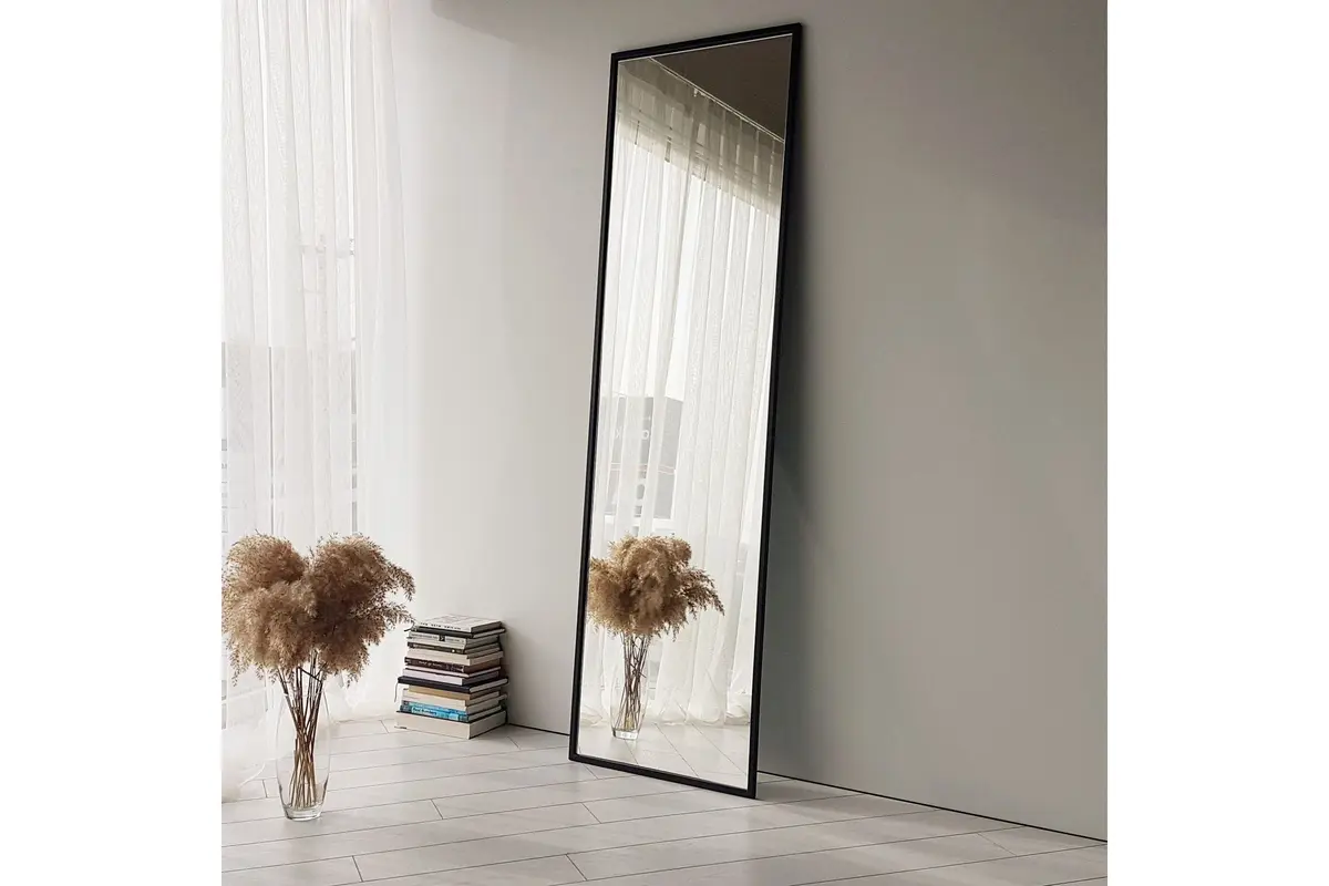 Cheval Mirror Svart
