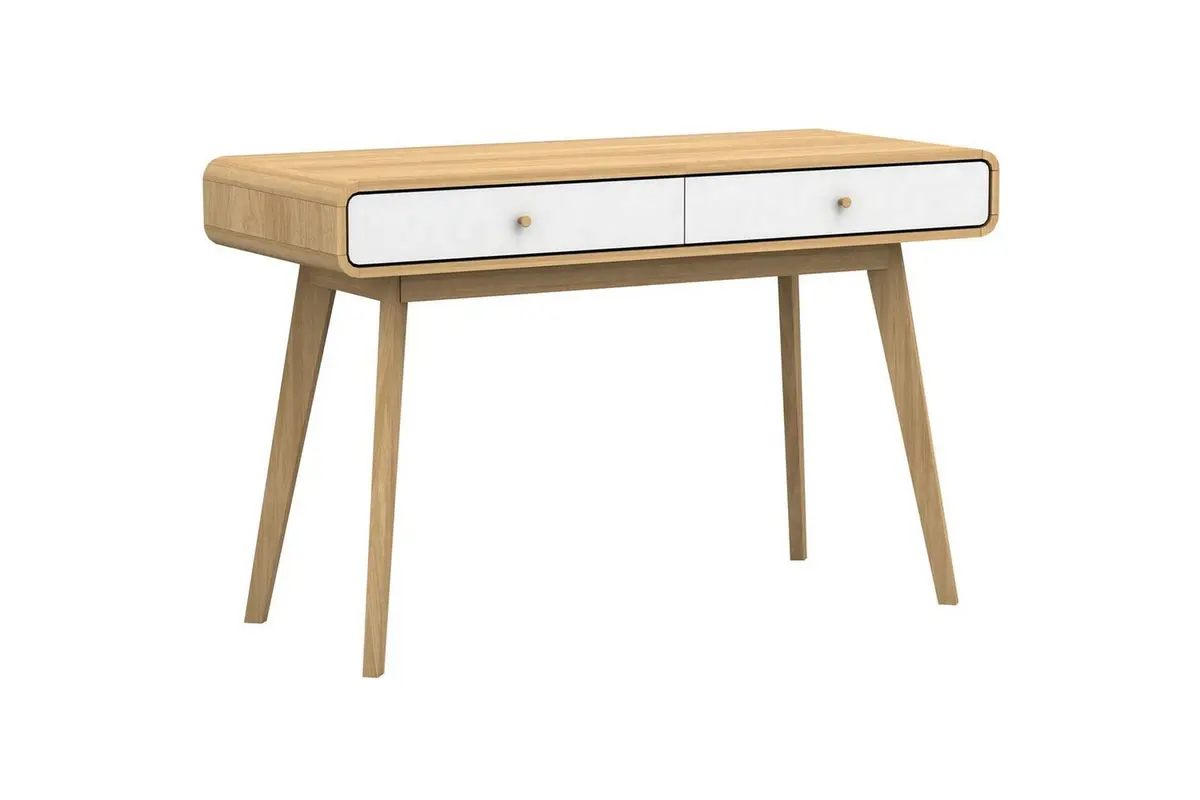 Skrivebord Cassie Eik/Hvit