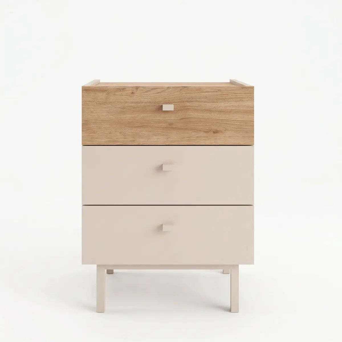 Nattbord Hanah Home Luke (47,9 x 63,5 x 36,8 cm) Sand eik