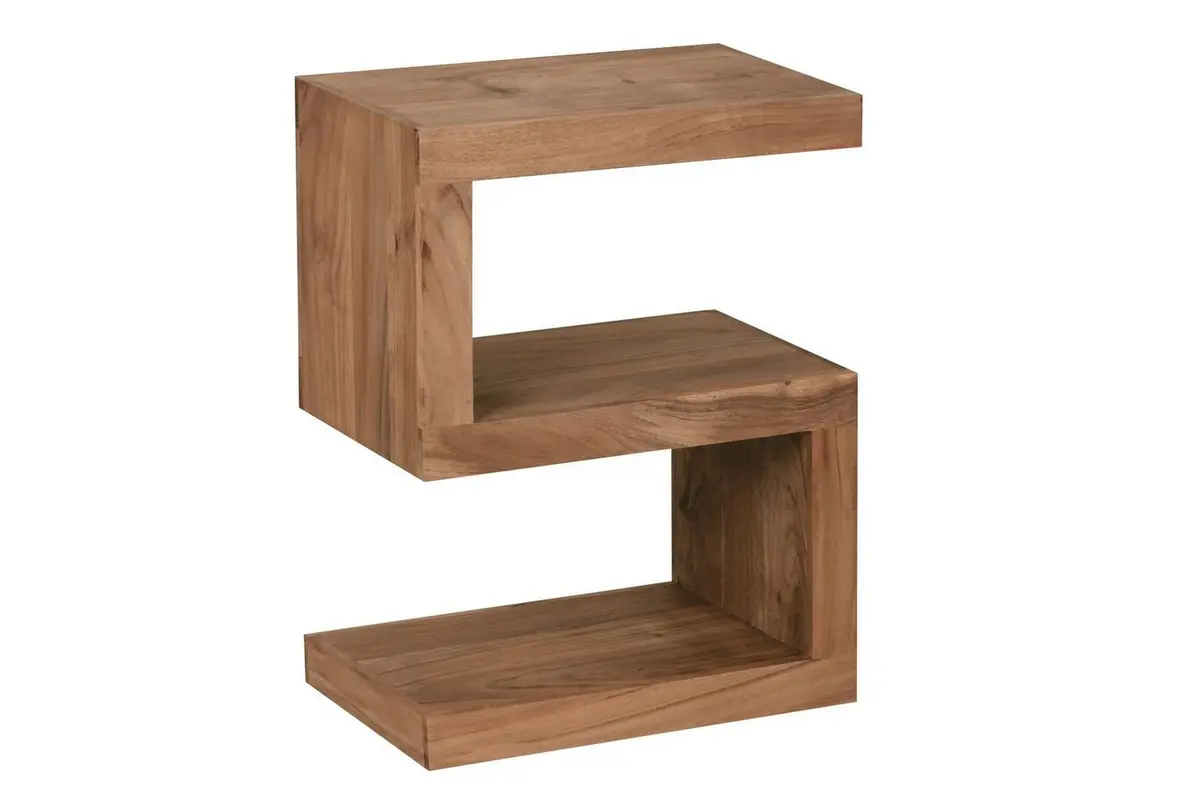 Sidebord Wohnling Heltre, S kube, landlig stil Akasie