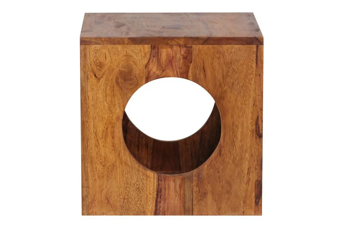 Sidebord Wohnling Massivt treverk kube lagringsplass landlig hus