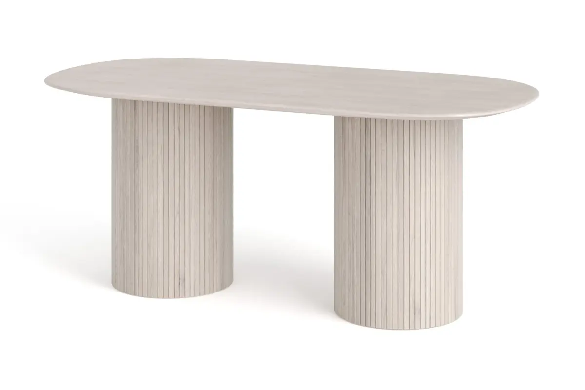 Kopparbo spisebord ovalt 180x90 cm finér