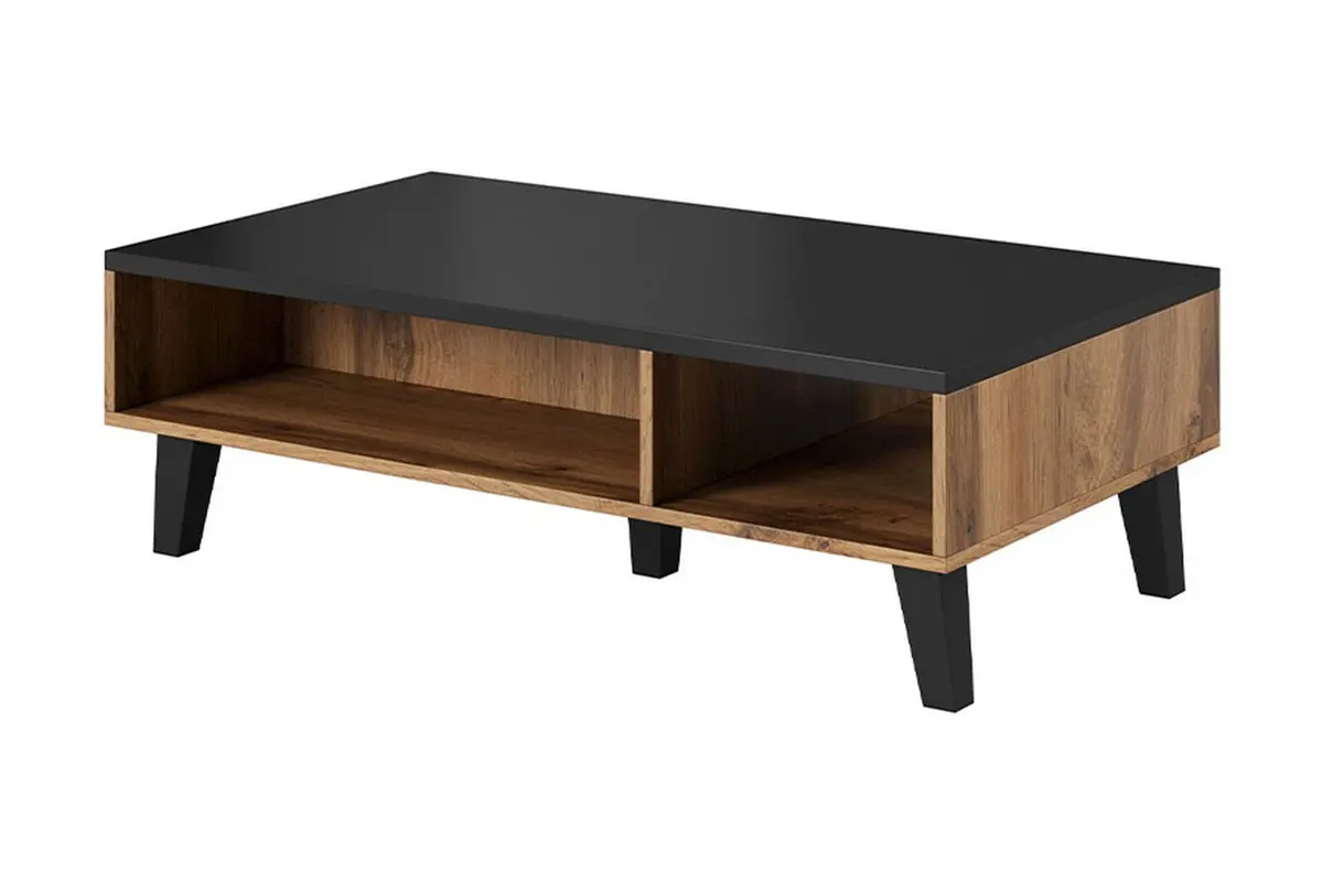 Kardos Sofabord 110 cm med Oppbevaringshyller