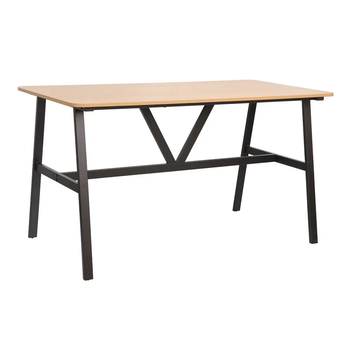 Spisebord HOME4YOU Svea 140x70x76 cm Ask/Svart