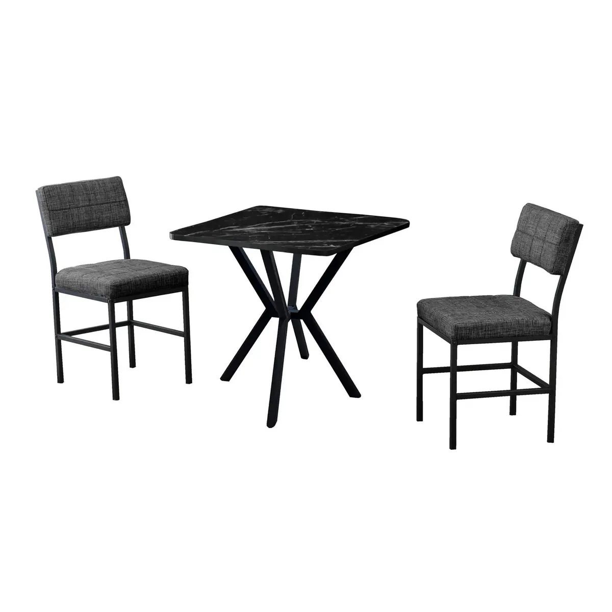 Stedum spisegruppe bord 70 cm + 2 stoler