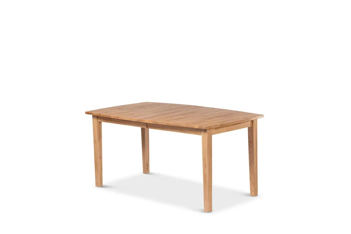 Visby Uttrekkbart Spisebord 160-120 cm Oval for 6 personer i heltre