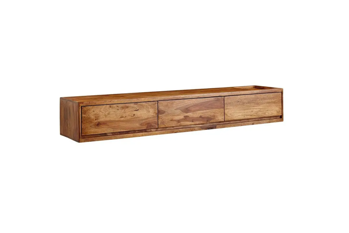 Lavbord Wohnling Massivt treoppheng med 3 skuffer, landlig stil