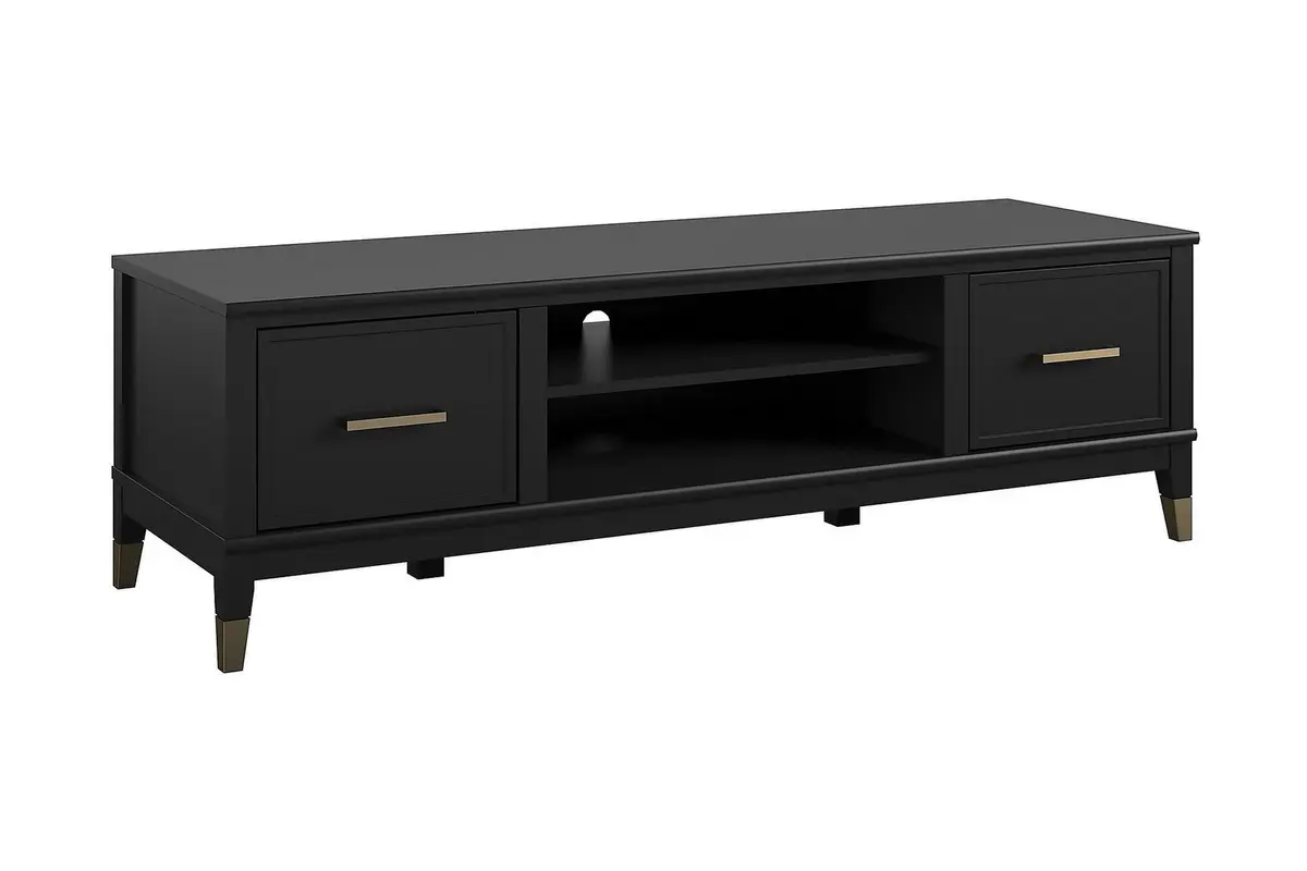 Westerleigh TV-benk 152x50 cm Svart