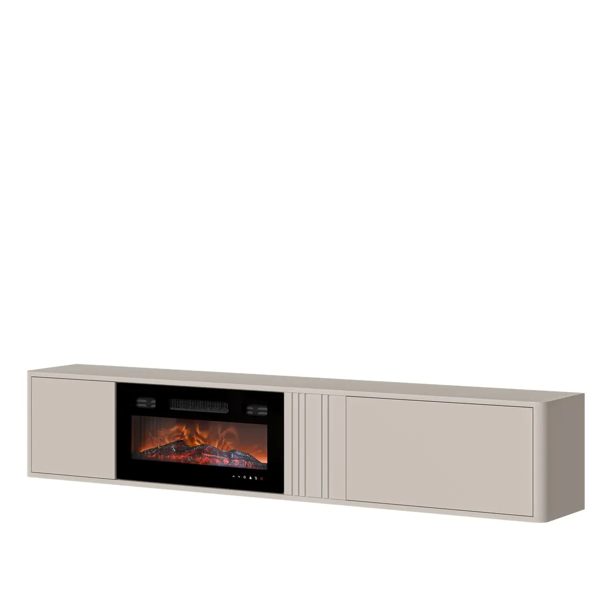 TV-benk TV-benk PHILIPPE 190 med peis beige