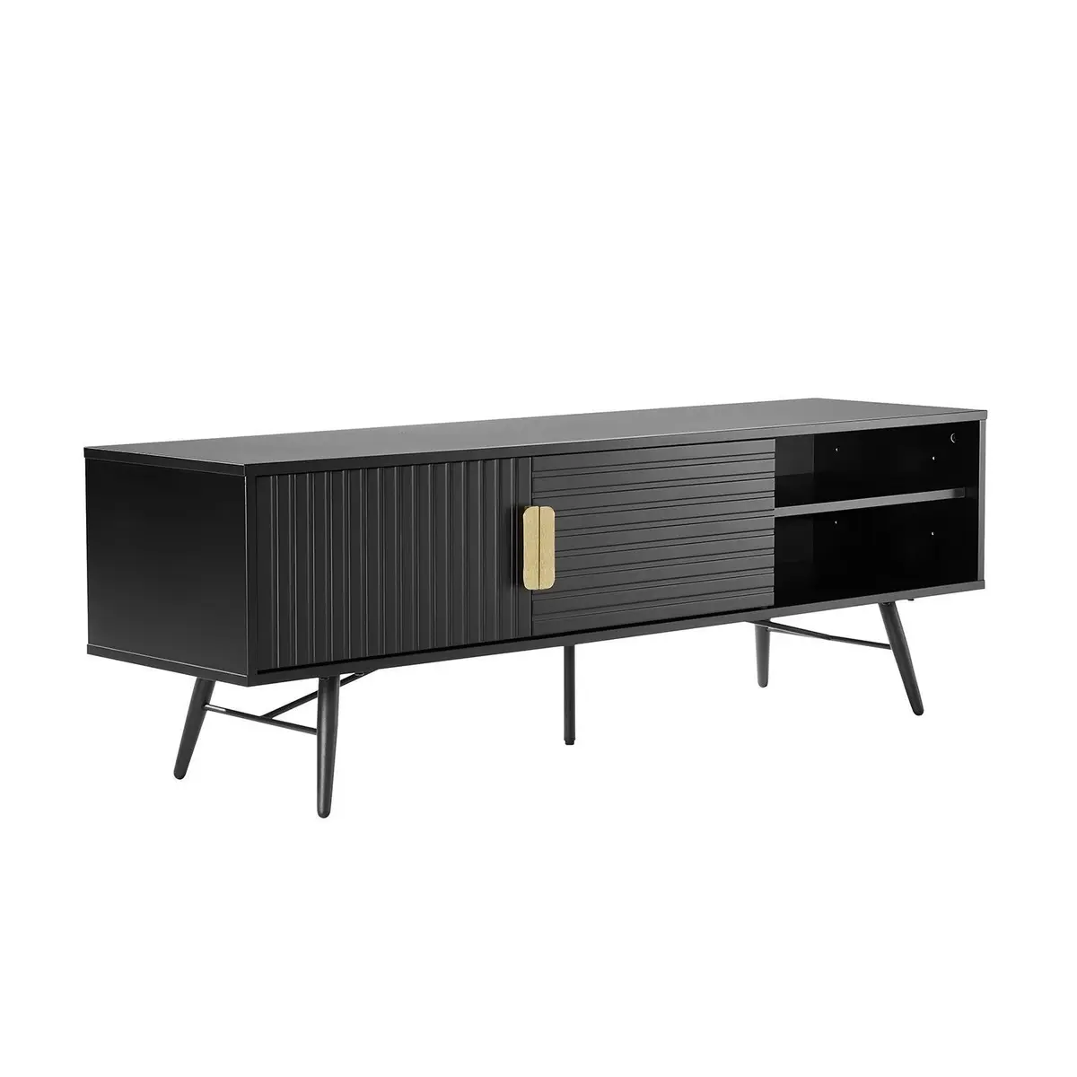 TV-bord HOME4YOU Pixar 150x40x50 cm svart