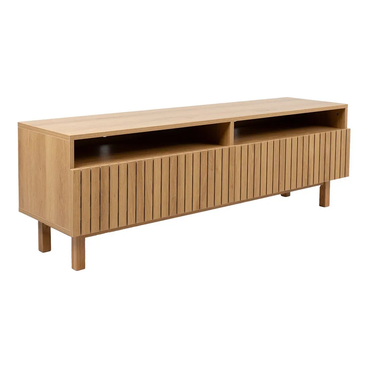 TV-bord HOME4YOU Sunny 150x40x50 cm Melamin eik