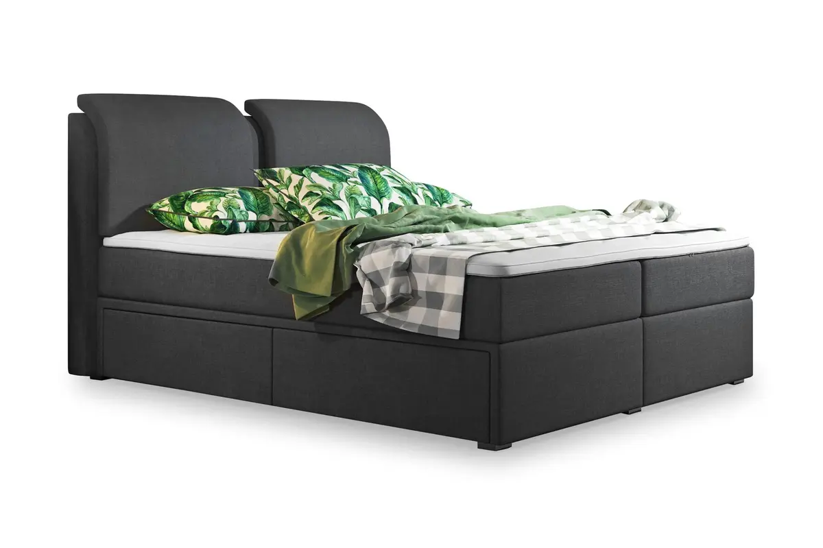 Owen Oppbevaringsseng 160x200 Svart