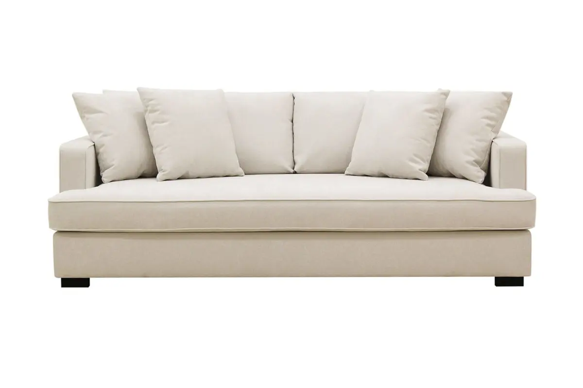 Rossita 3-seters Dyp Sofa med Hel Pute i Stoff