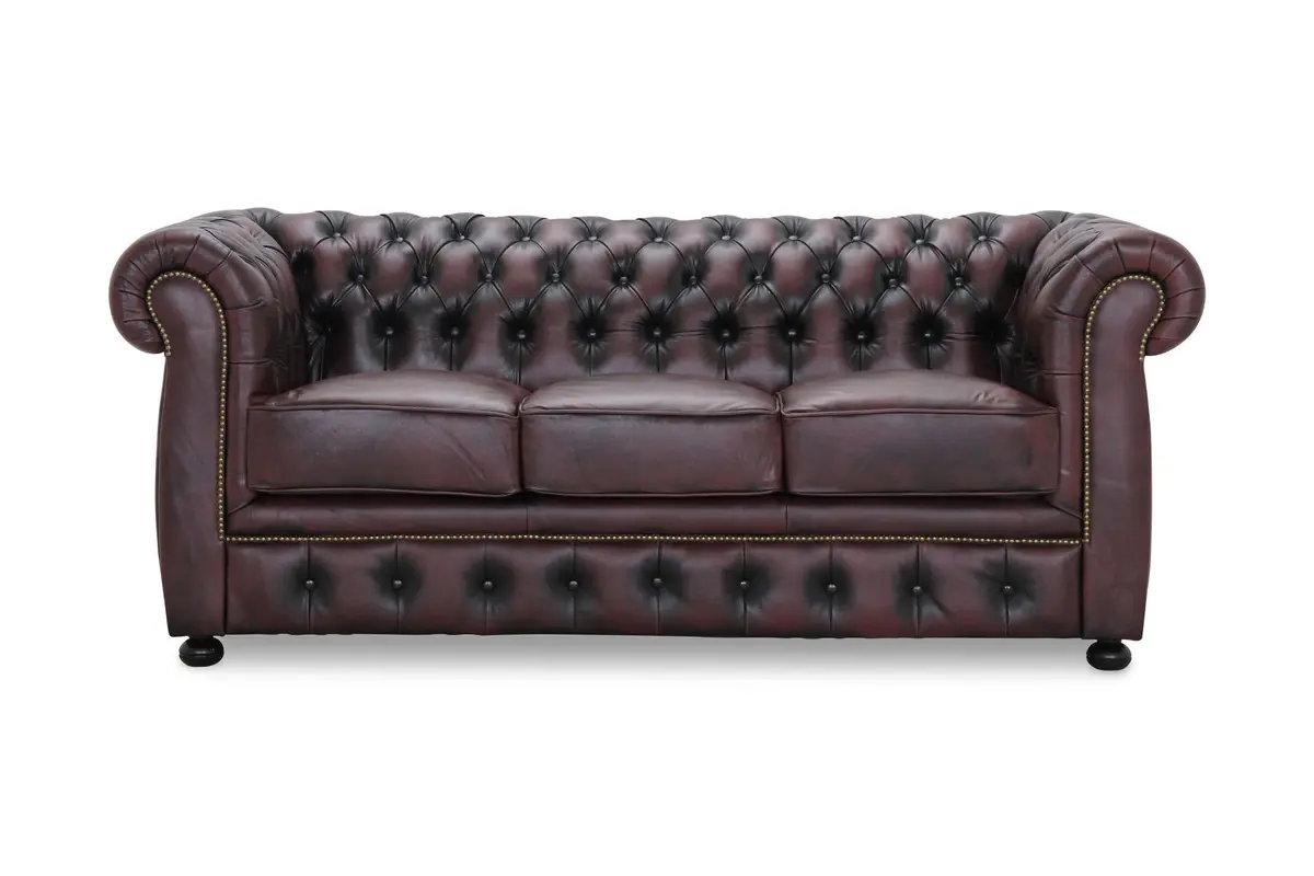Birmingham Sofa 3-Seter 100% Lær