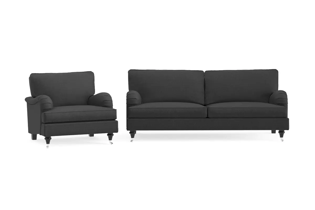 Howard Classic Sofagruppe 3-seters Sofa + Lenestol i Stoff