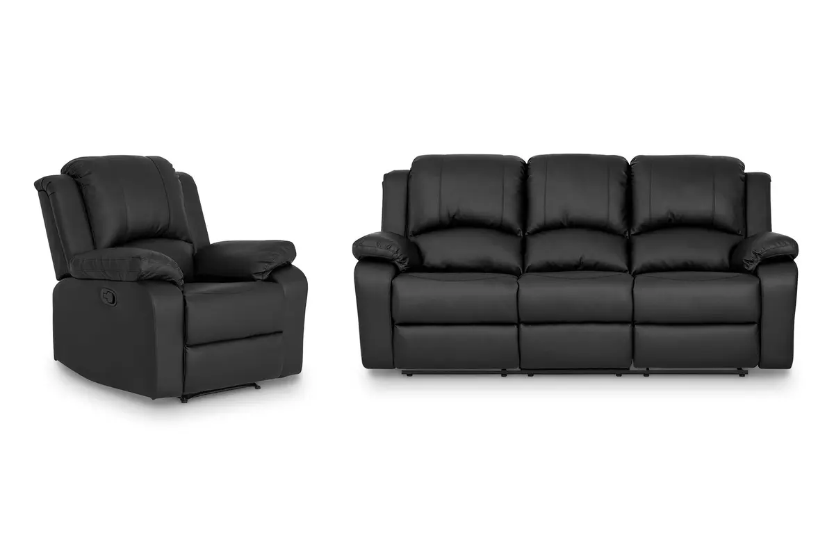 Norbo Recliner Sofagruppe 3+1 - Fällbar sofa lenestol