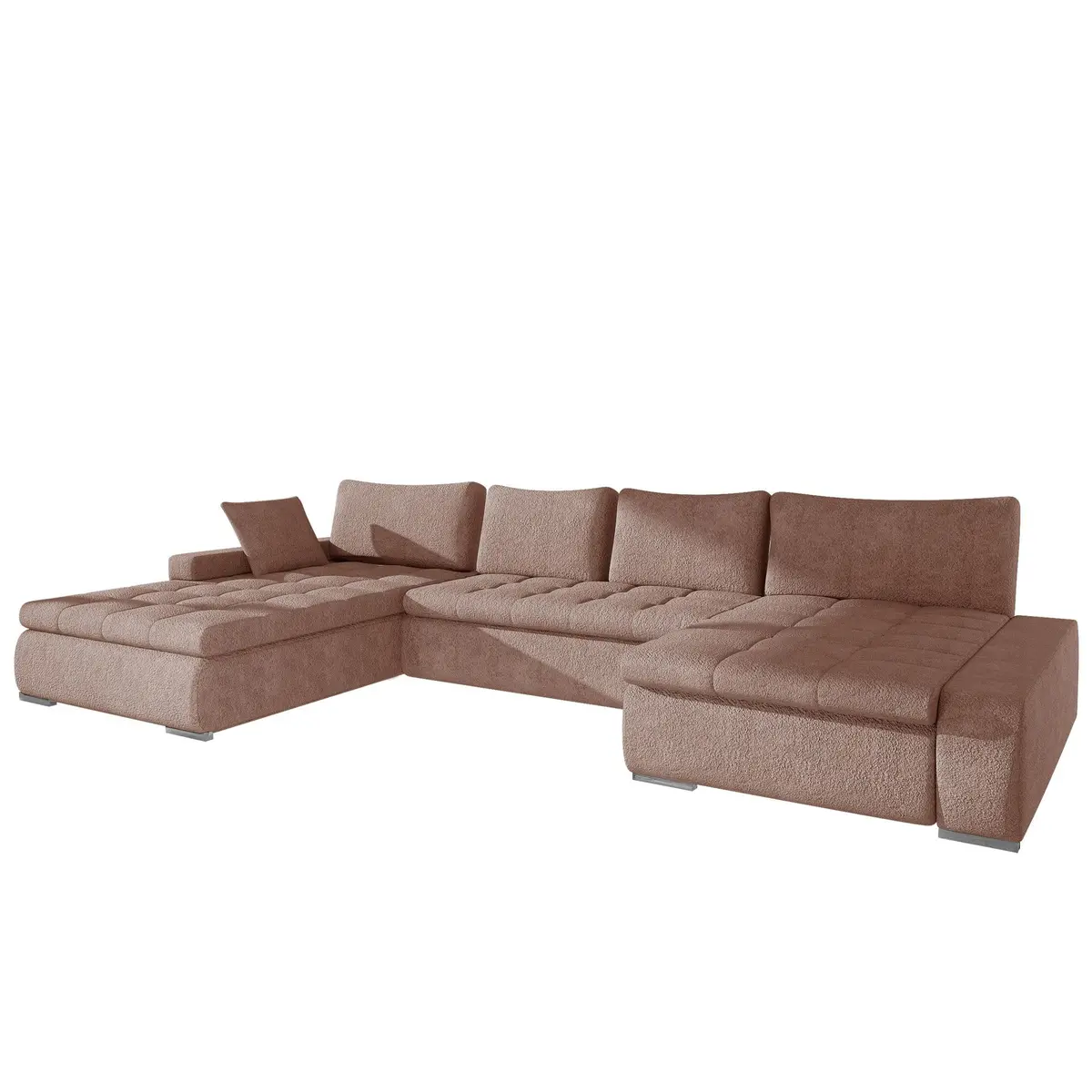 Cillo 5-seters U-formet sovesofa med dobbeltdivan