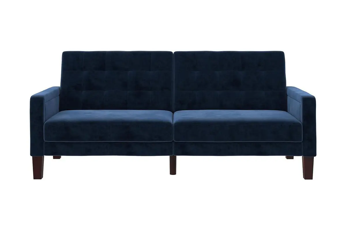 Porter 2-seters Sovesofa Fløyel/Blå