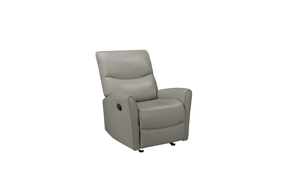 Recliner Chesley Grå, PU/metall/tre