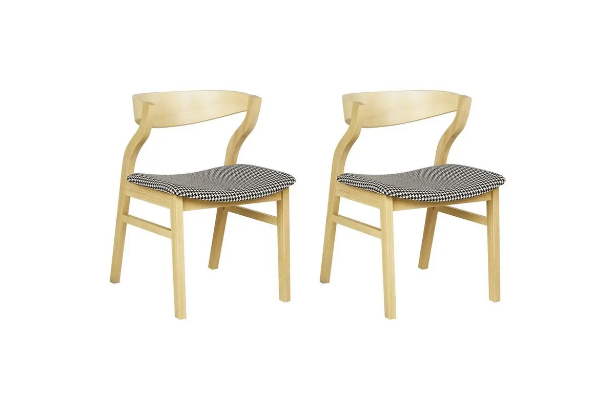 Sett med 2 spisestuestoler Maroa