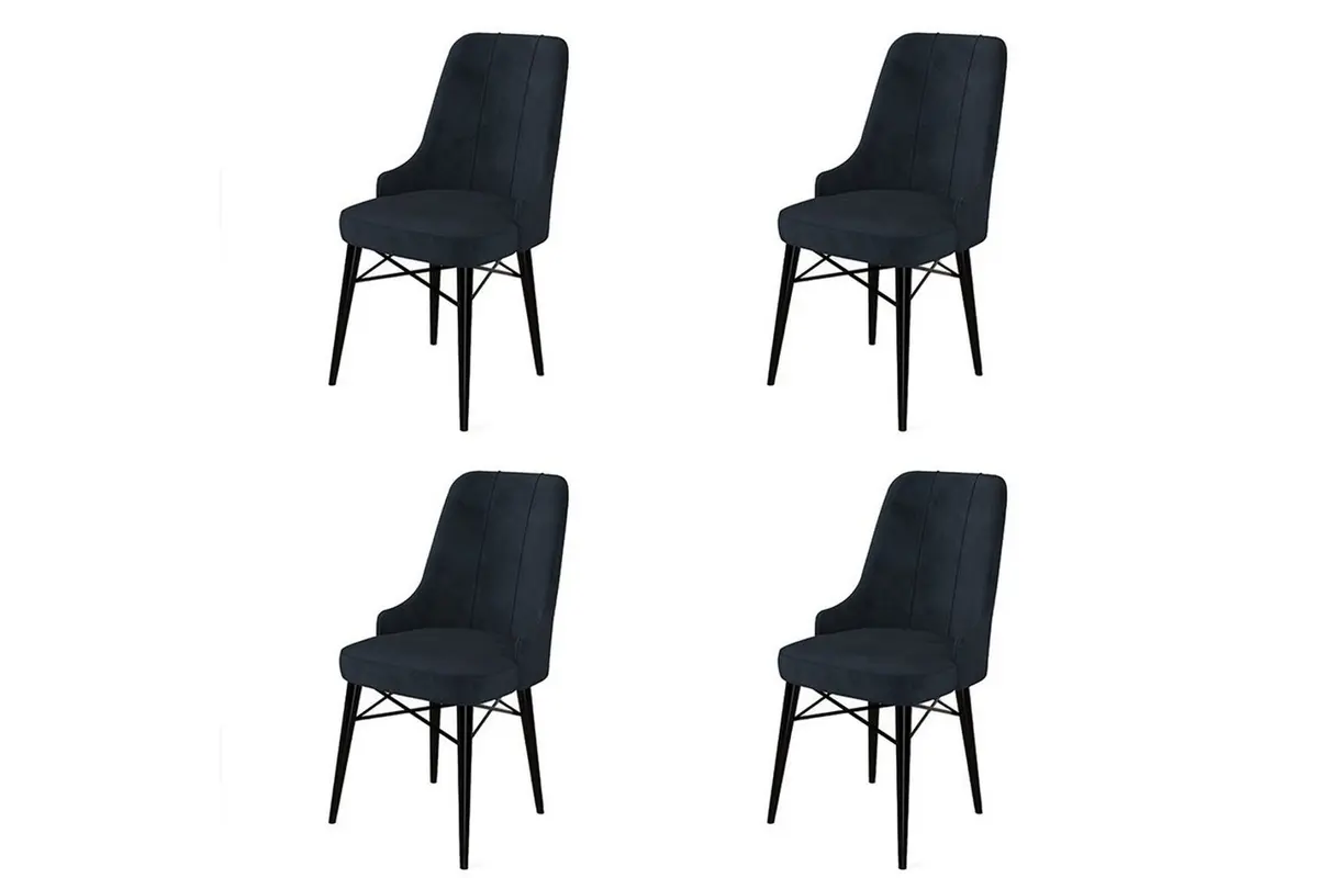Spisestol Jandela Antrasitt / Svart