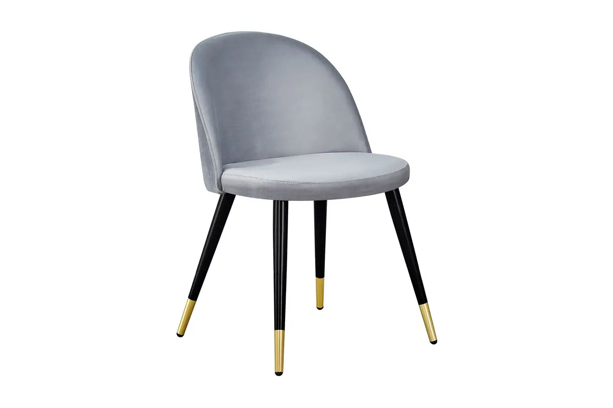 Spisestol uten armlener Venture Home Valeri spisestol fløyel Grey
