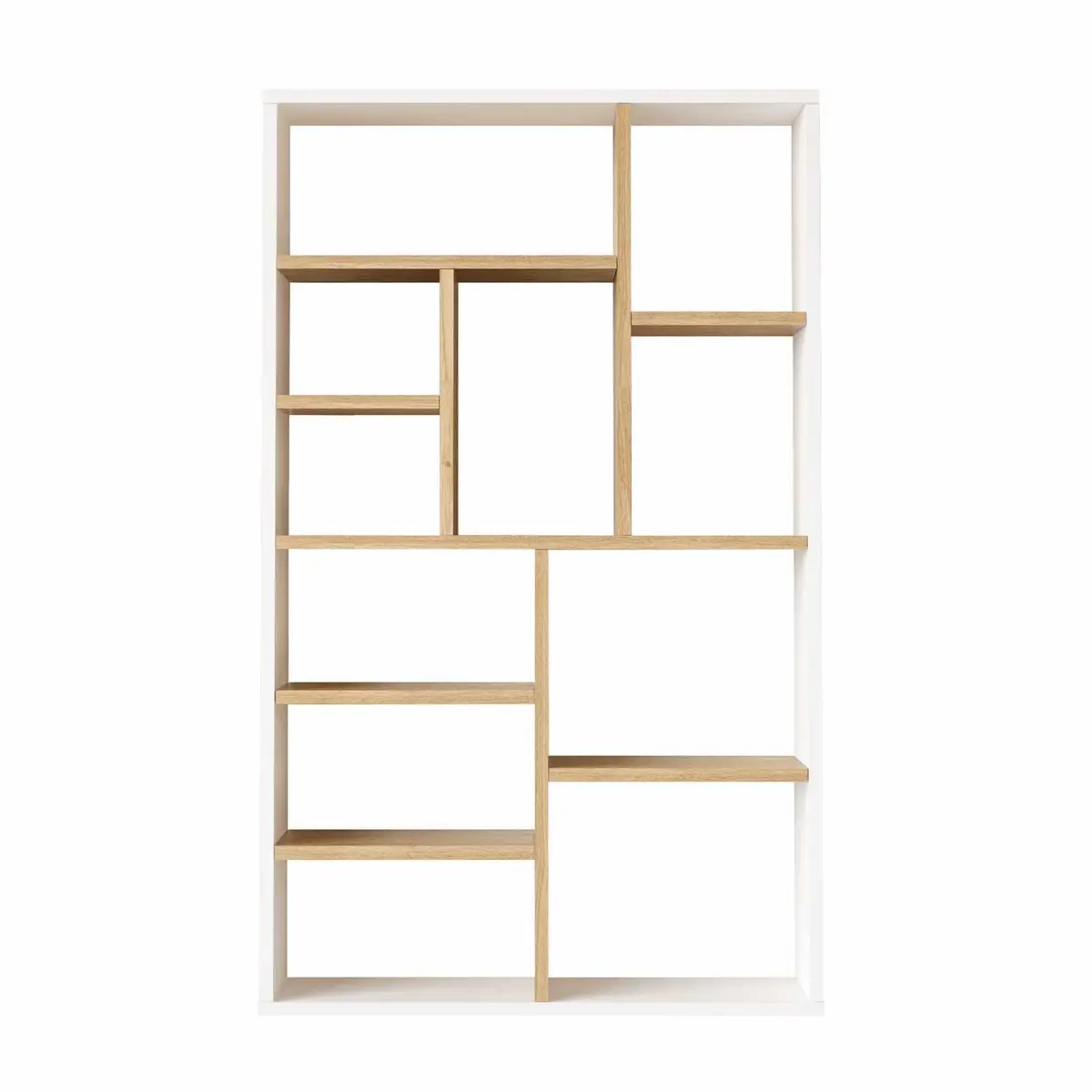 Bokhylle Skye Decor Bren (75 x 123,6 x 22 cm) Natural White