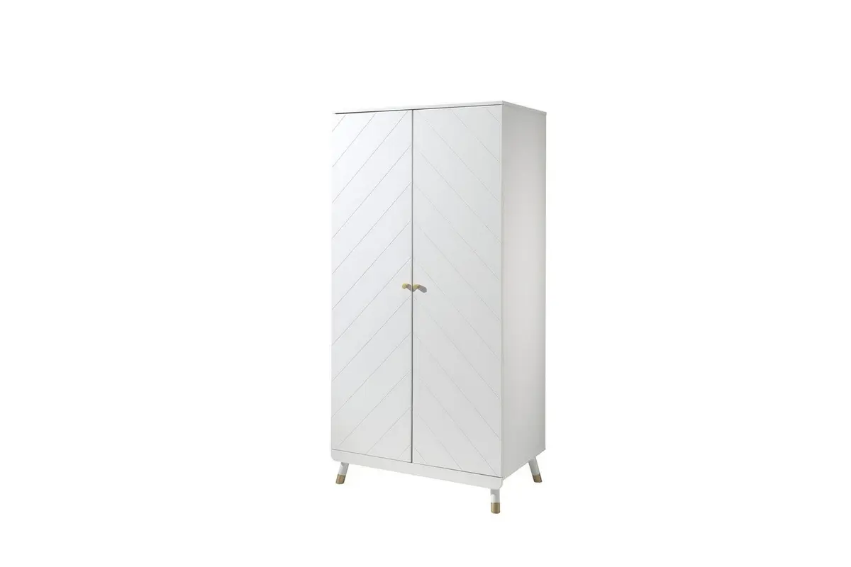 Garderobe Billy Hvit 2-dørs