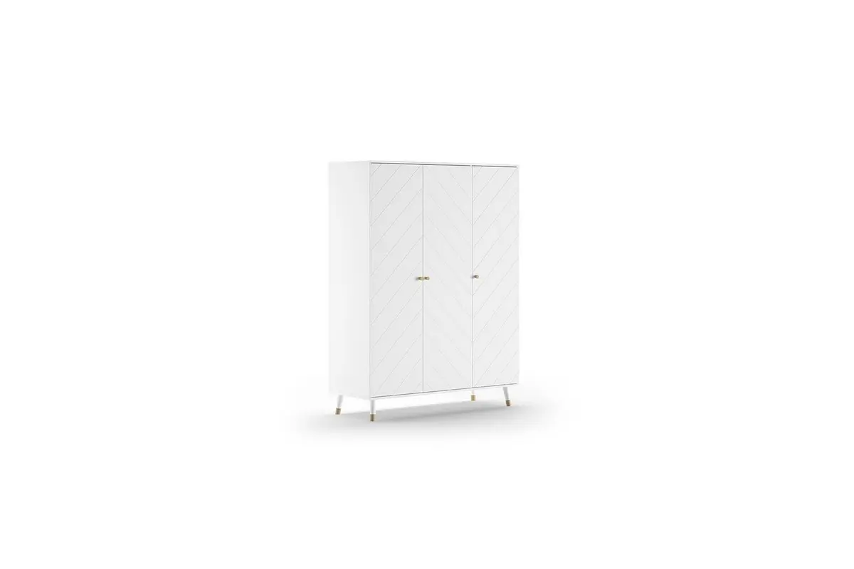 Garderobe Billy Hvit 3-dører
