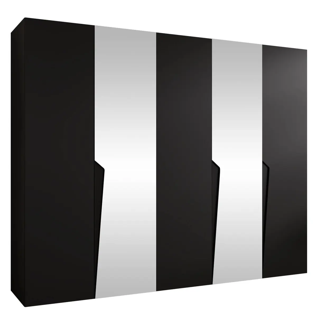 garderobeskap Garderobeskap PIANO 2 250 svart Svart