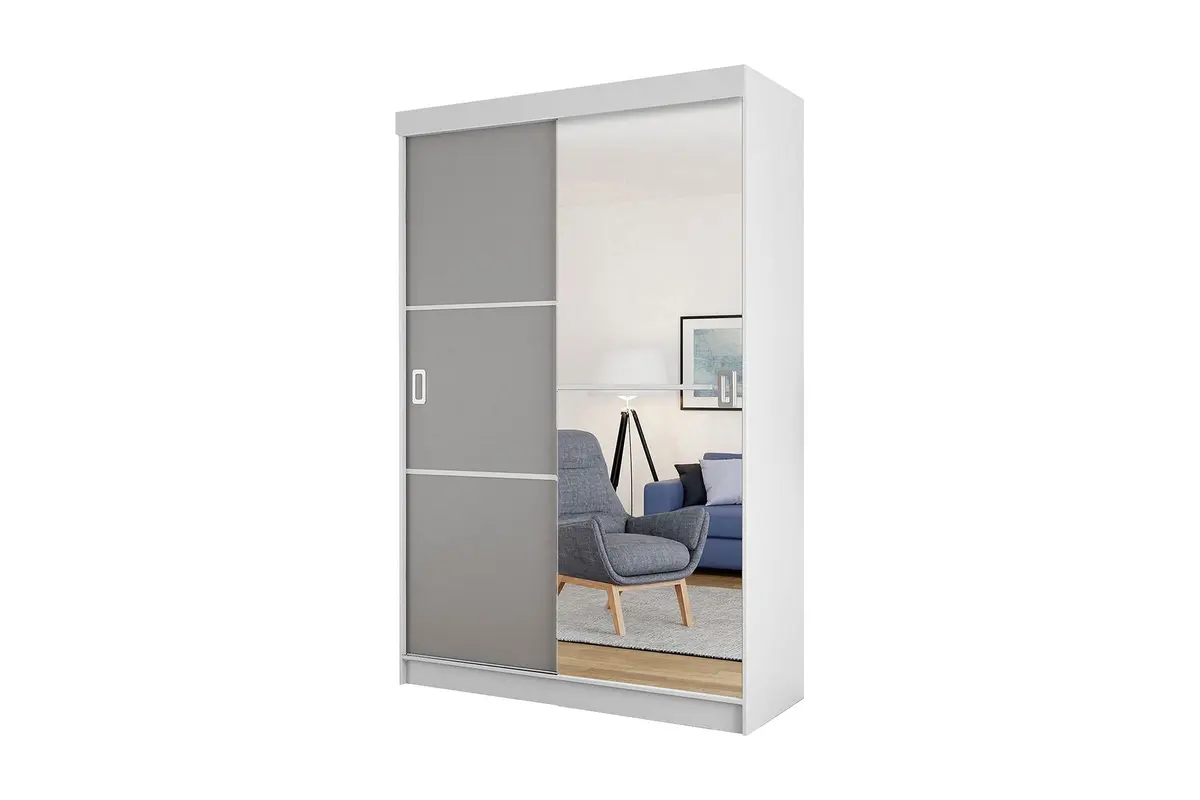 Isolaz Garderobe med Speil LED-belysning RGB