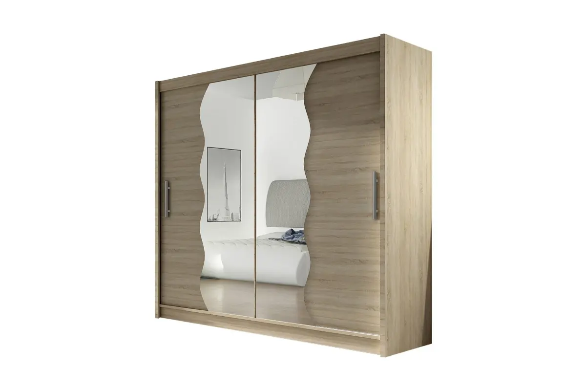 Prag Garderob 180x57x215 cm Scandinavian Choice Wood
