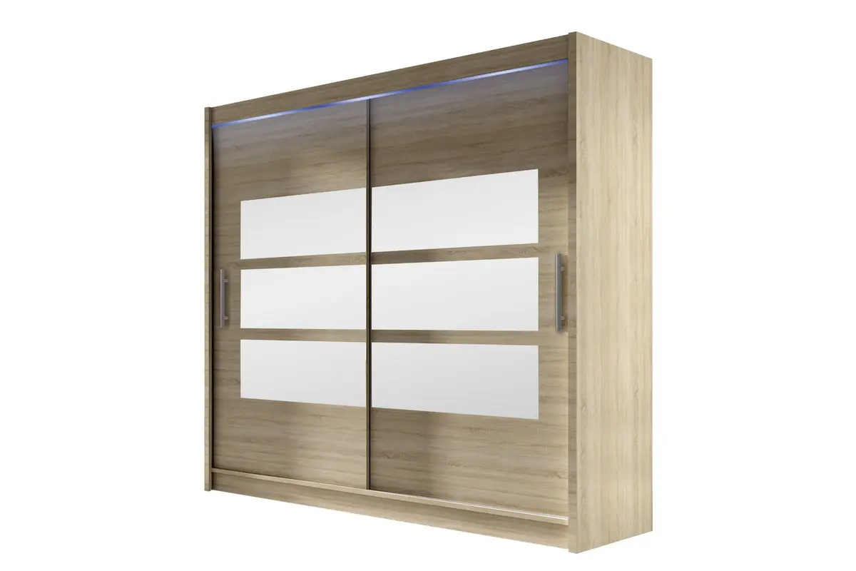 Rilievo Garderobeskap Med Speil 180x215 cm